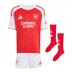Arsenal Cristhian Mosquera #3 Domáci Detský futbalový dres 2025-26 Krátky Rukáv (+ trenírky)